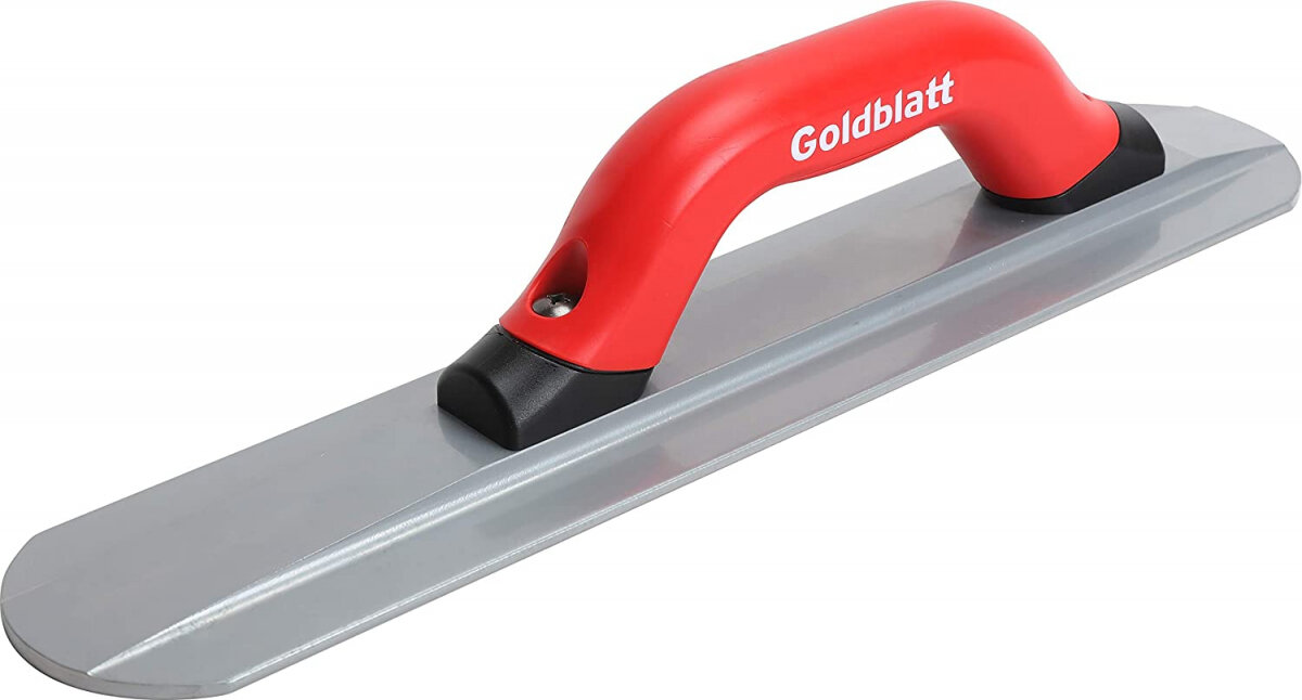 Кельма закруглённая 406х83 рукоятка Soft Grip Goldblatt G06434