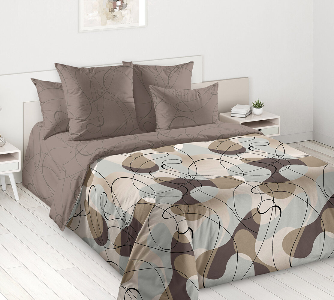 фото Постельное белье Mercury Home Композиция 2СП Перкаль 2 наволочки 50x70