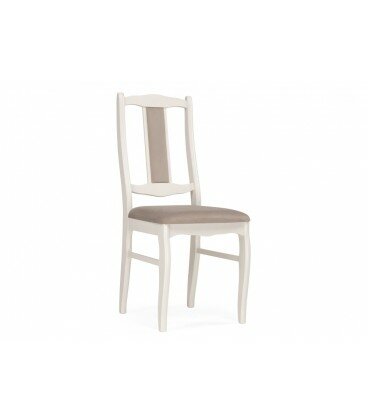 Деревянный стул Киприан бежевый / молочный