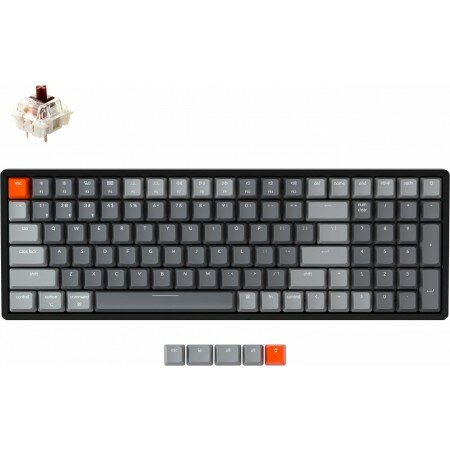 Клавиатура Keychron K4 V2 RGB K4-C3-RU (Gateron G Pro Brown)