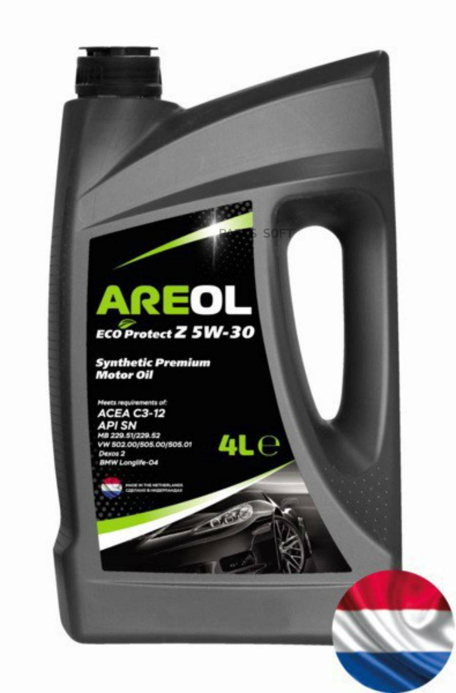 AREOL 5W30AR008 AREOL ECO Protect Z 5W30 (4L)_масло моторное! синт.\ACEA C3,API SN,MB 229.51/229.52,VW 505.00/505.01