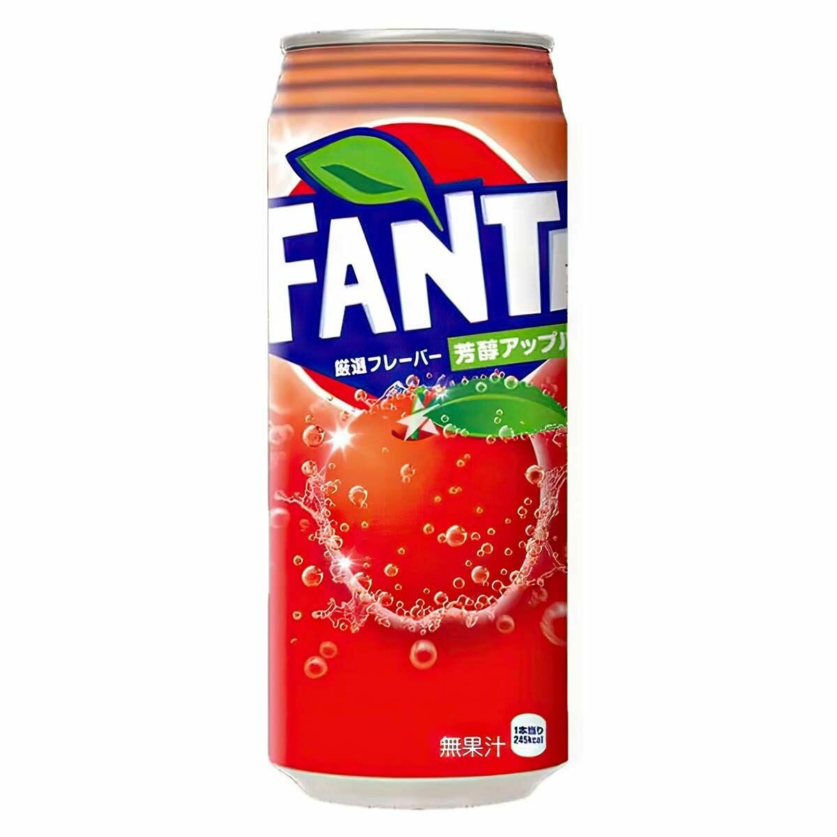 Газированный напиток Fanta Rich Apple со вкусом сочного яблока (Япония), 500 мл