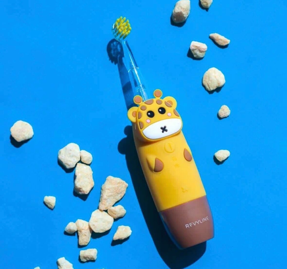 Звуковая зубная щетка Baby Yellow/ Детская зубная щетка - фотография № 2