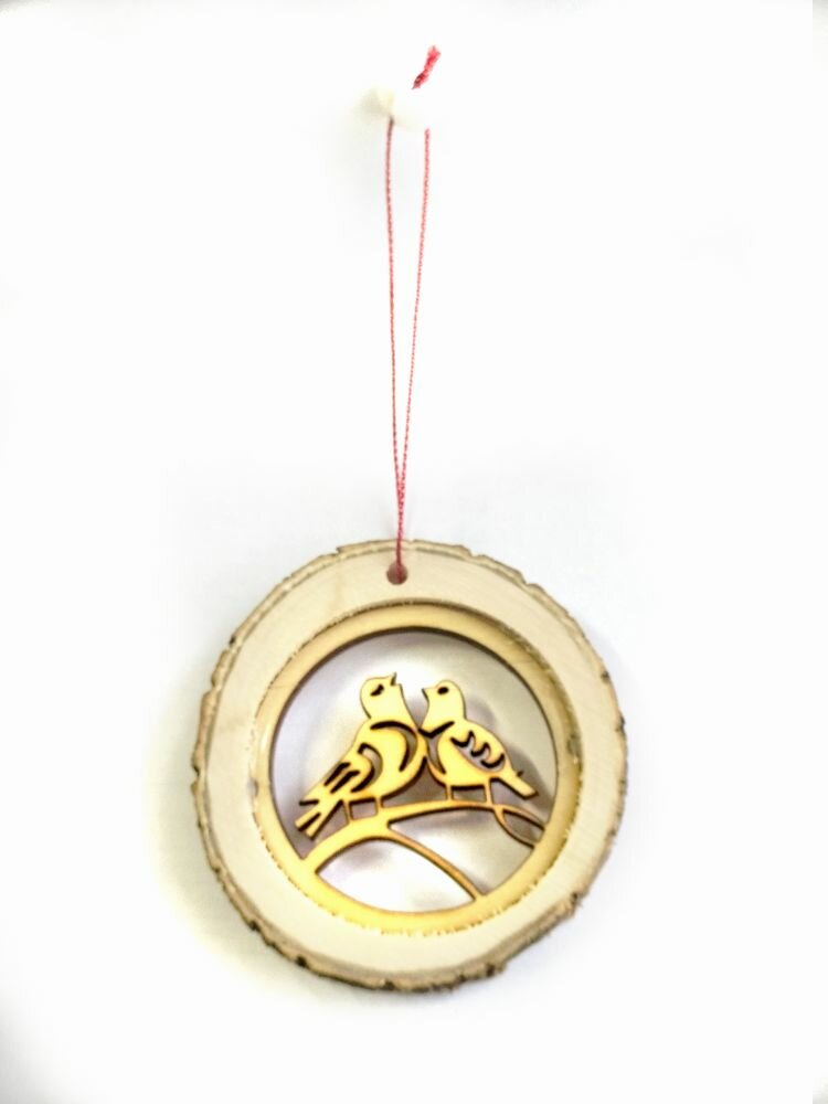 фото Breitner Деревянный подвес Птички