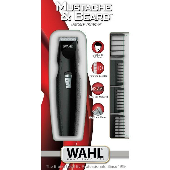 Триммер для бороды WAHL 5606-508 Mustache & Beard на батарейках - фотография № 3