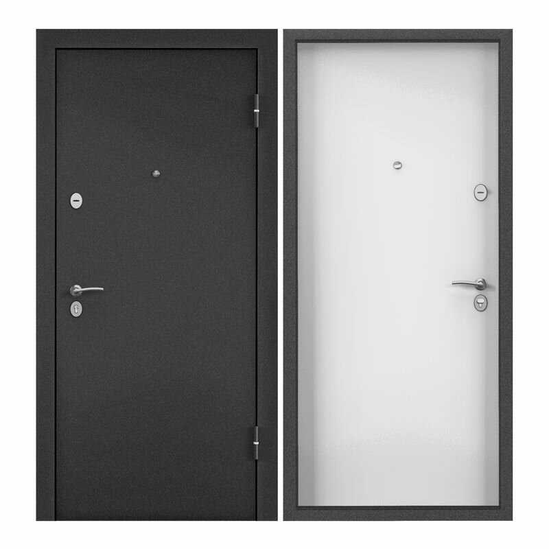 Дверь входная Torex для квартиры X3 тепло-шумоизоляция антикоррозийная защита замки 3-го класса защиты Темно-серый букле графит/КТ Белый