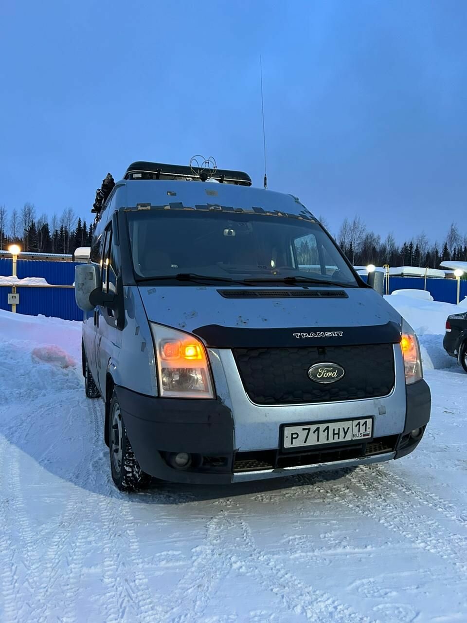 Утеплитель радиатора для Форд Транзит (Ford Transit) 2014-н. в.