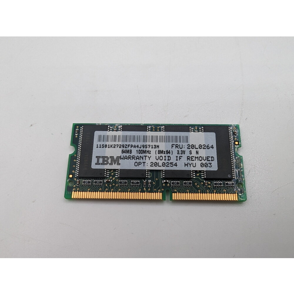 Модуль памяти 20L0264, HYM7V65801, Hynday DDR, 64 Мб ОЕМ