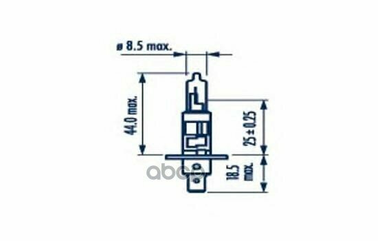 Лампа H1 24V 70W P14.5s Narva арт. 48702