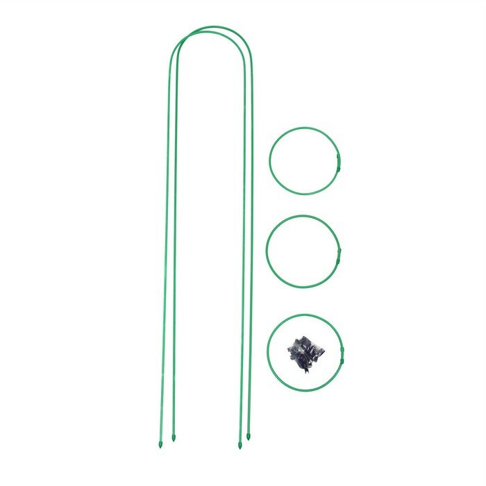 Шпалера, 170 × 30 × 1 см, металл, зелёная, «Ракета Клевер» - фотография № 3