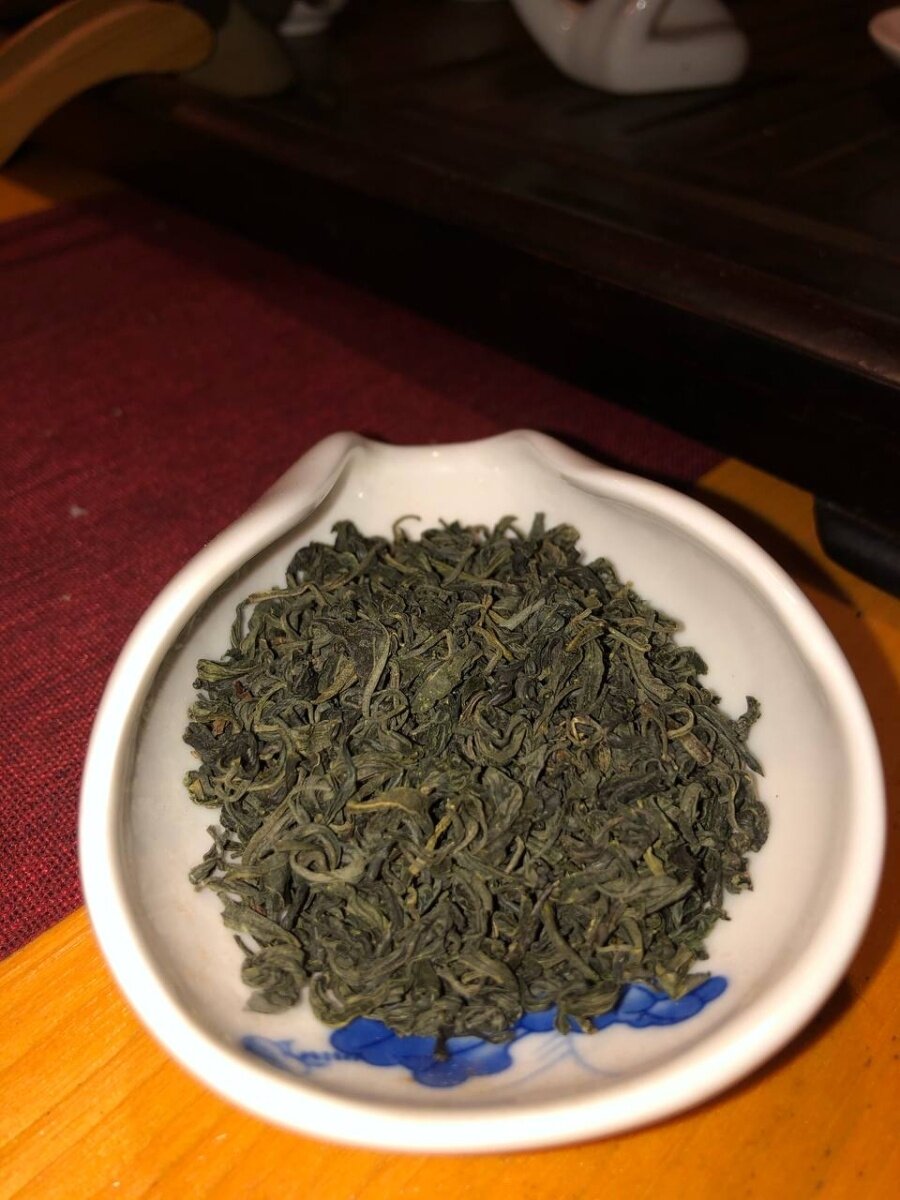 Чай зеленый Чхао Цин, высший сорт, "Жареная зелень", 100 г - фотография № 1