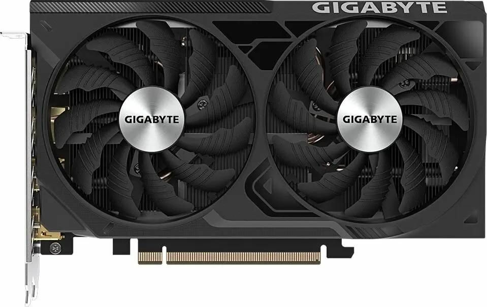 Видеокарта GIGABYTE NVIDIA GeForce RTX 4060TI GV-N406TWF2OC-8GD 8ГБ Windforce, GDDR6, OC, Ret