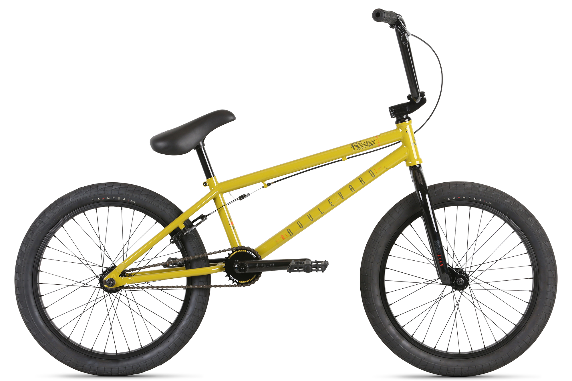 HARO Boulevard 20.75" BMX 2021 (требует финальной сборки), Цвет желтый