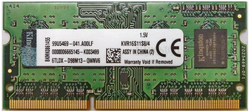 Оперативная память Kingston ValueRAM (99U5469-041. A00LF) SO-DIMM DDR3 4 ГБ - DDR3, 4 ГБх1шт, 1600 МГц, 11-11-11-35