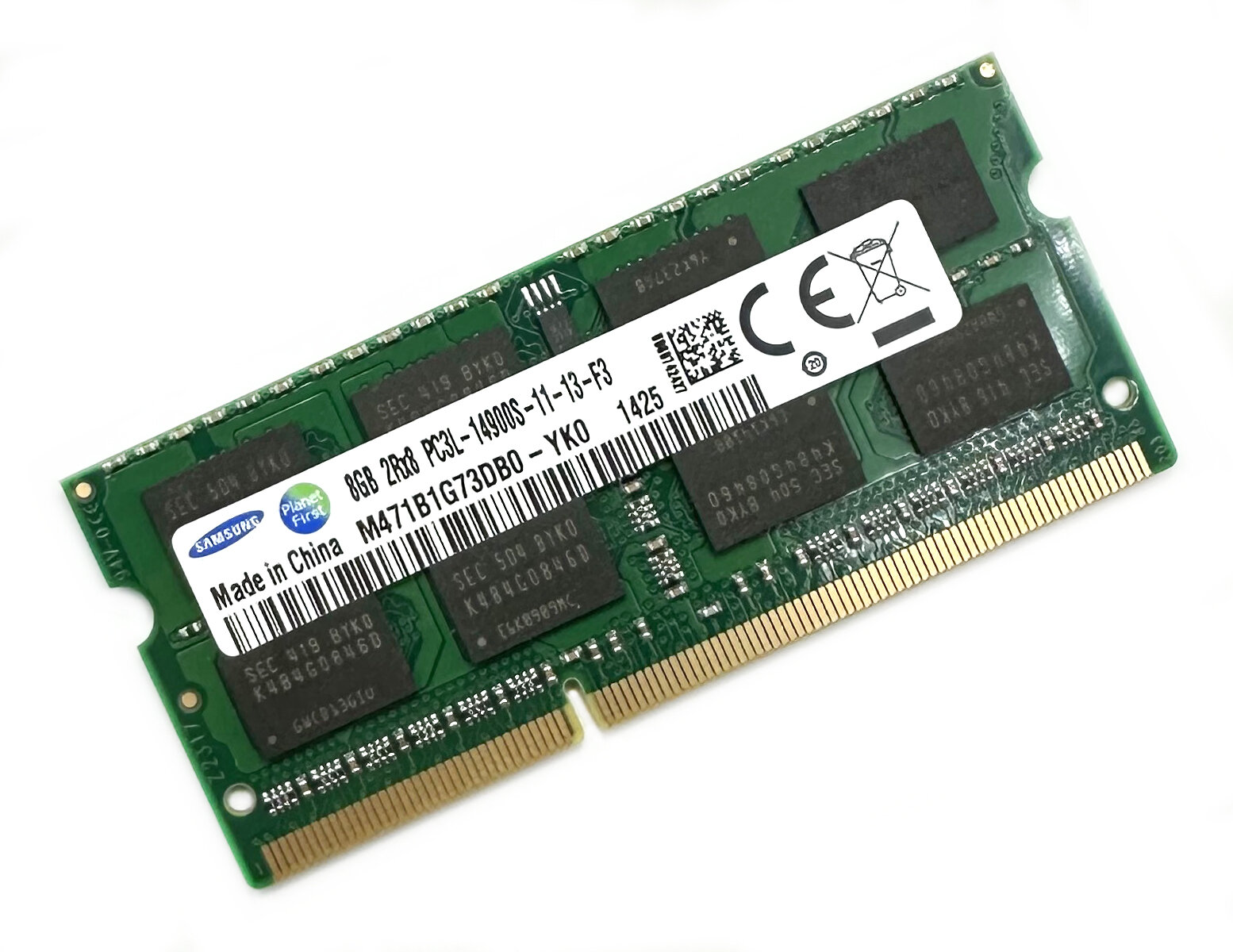 Оперативная память DDR3L 8Gb 1866 Mhz Samsung SA818 PC3L-14900S So-Dimm