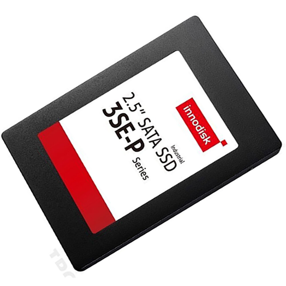 2.5" 64GB Innodisk 3SE-P Industrial SSD (DES25-64GD67SWCQB) SATA 6Gb/s, 460/330, MTBF 3M, SLC, -40°C ~ +85°C, Bulk