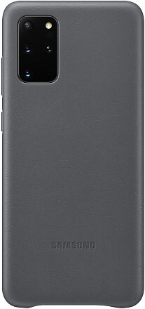 фото Чехол Samsung Leather Cover для Galaxy S20+ серый
