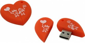 Память Flash USB 32 Gb Smart Buy Wild series Сердце (SB32GBHeart)