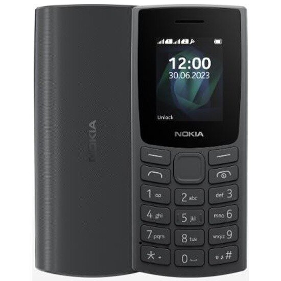 Nokia Мобильный телефон NOKIA 105 TA-1569 SS EAC CHARCOAL