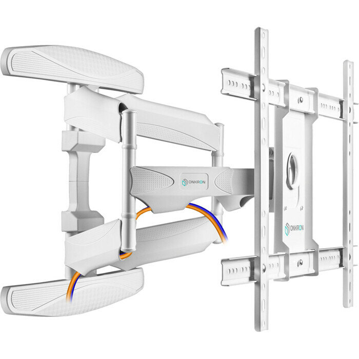 фото Кронштейн для телевизора Onkron M6L белый 40"-75" макс.45кг настенный поворот и наклон