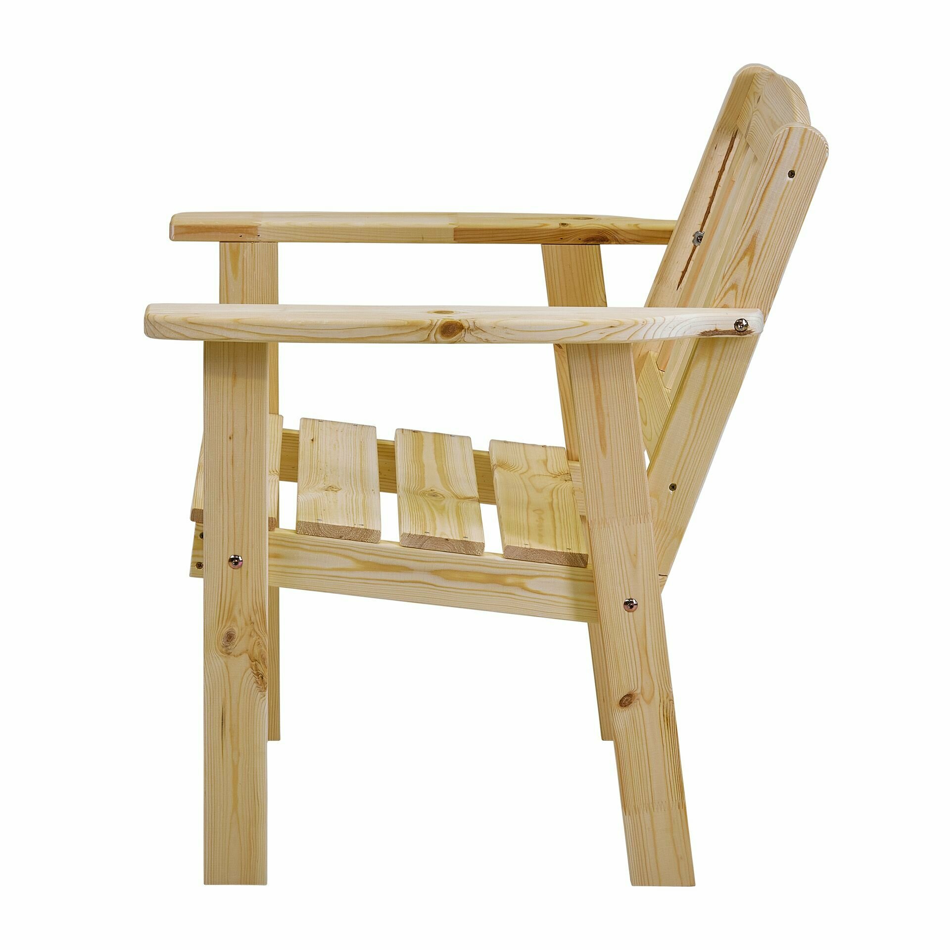 Кресло деревянное для сада и дачи, соло - фотография № 6