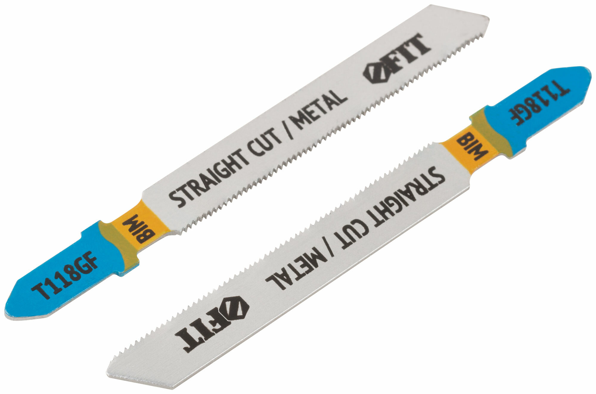 фото Полотна по металлу, Bimetal, фрезерованные, волнистые зубья, 76/51/0,8 мм (T118GF), 2 шт.