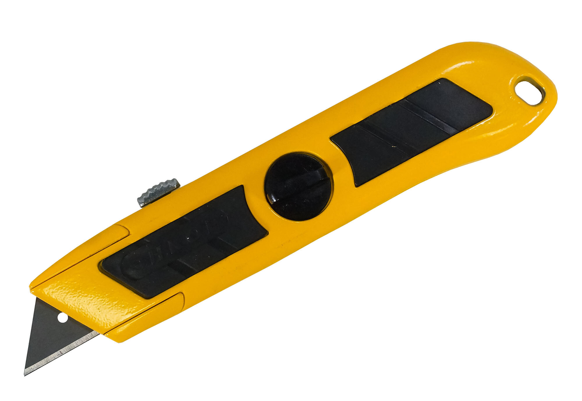 фото Нож со сменным лезвием трапеция металлический корпус Энкор