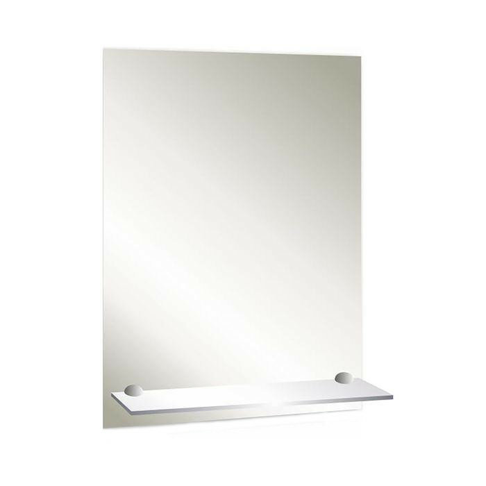 фото Зеркало Прямоугольник 390х590 мм, с полкой