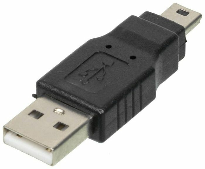 Переходник Ningbo mini USB B (m)/USB A(m) - фото №1