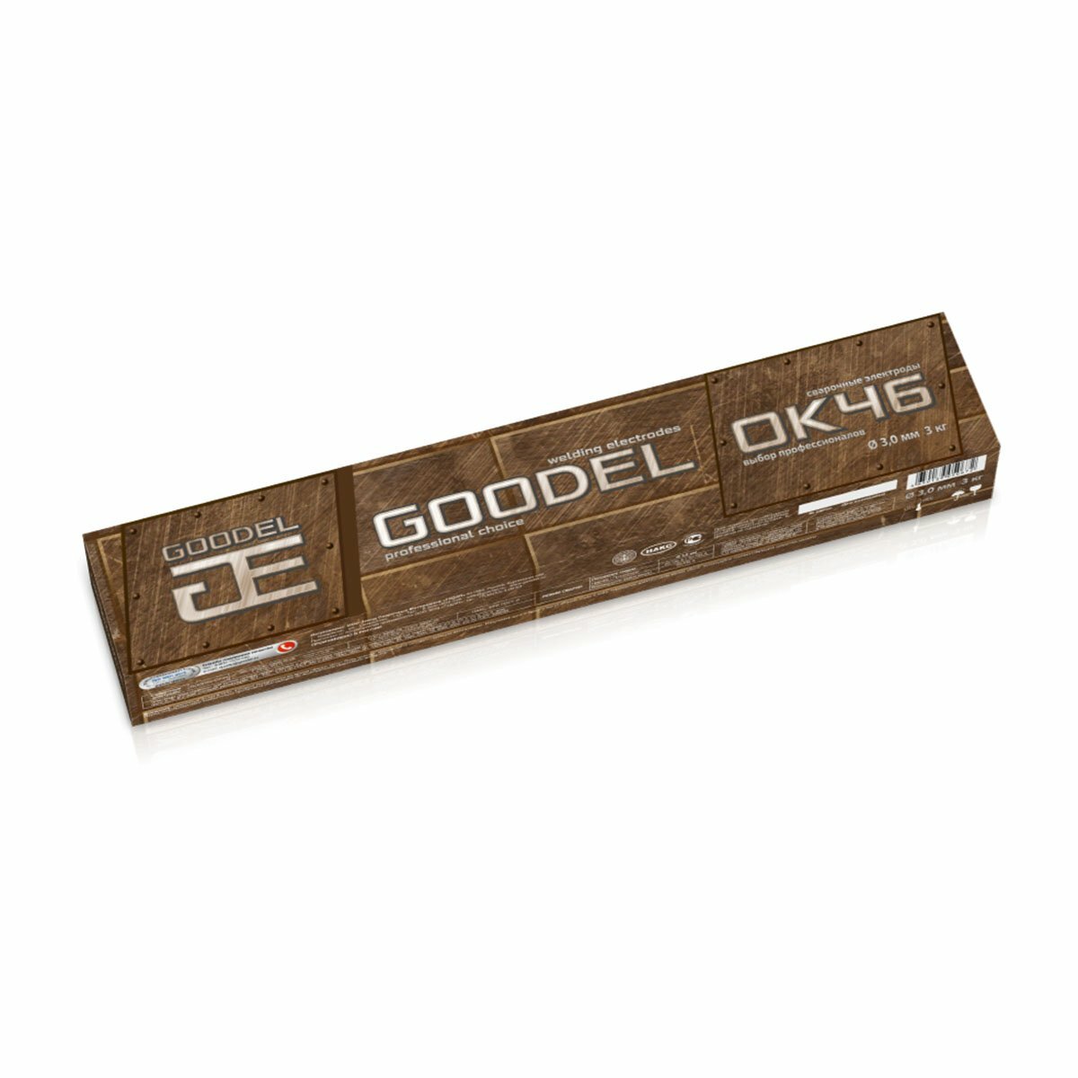 Электроды сварочные Goodel ОК-46 3 мм 3 кг