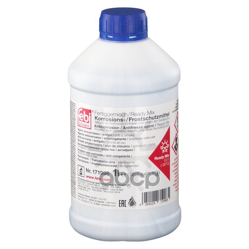 Антифриз Febi Синий -35C G11 1Л. Febi арт. 171998