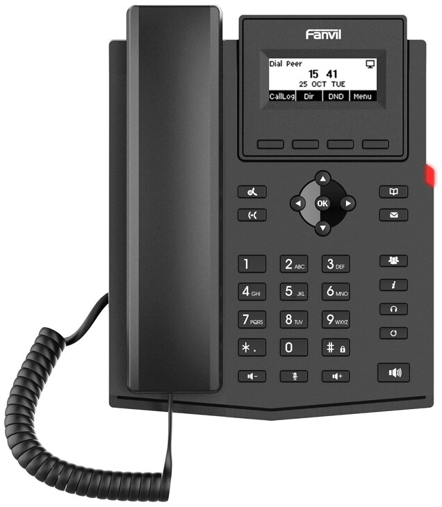 IP-телефон Fanvil X301W Поддержка PoE/линий 2шт.
