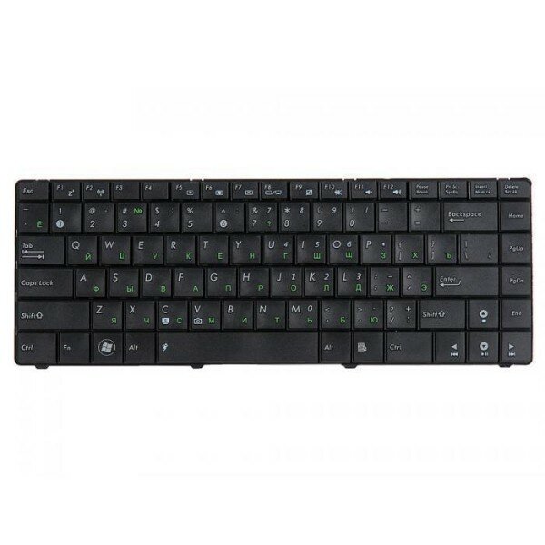 Клавиатура для ноутбука Asus K40 K40E K40IN K40IJ K40AB P.n: 04GNQW1KUS00-1 V090462AS1 55JM0005