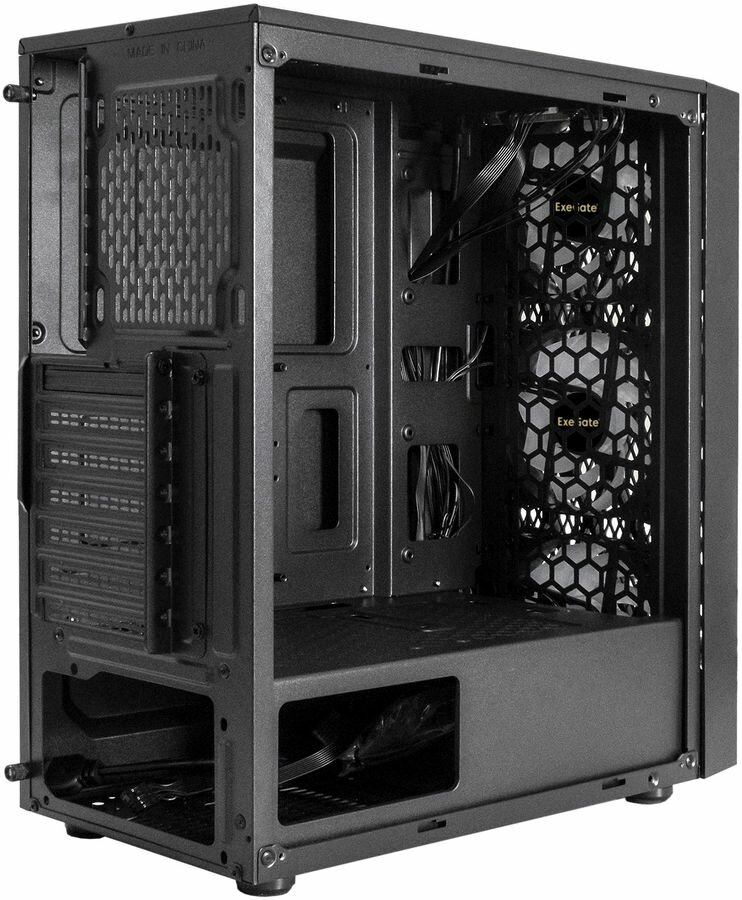 Корпус ATX EXEGATE Evo-8243, Midi-Tower, без БП, черный [ex292859rus]