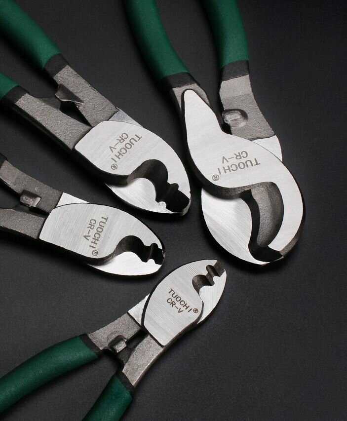 Кабельные ножницы TUOCHI диэлектрический ручной для медных и алюминиевых кабелей 250 CR-V