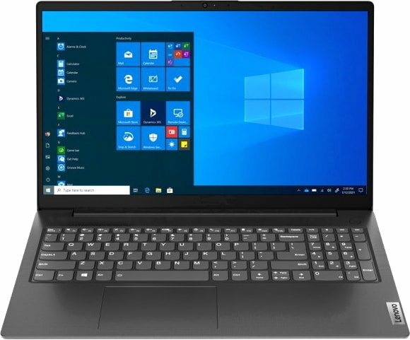 Ноутбук Lenovo V15 G2, 15.6" (1920x1080) IPS/AMD Ryzen 5 5500U/8ГБ DDR4/512ГБ SSD/Radeon Graphics/Windows 11 Home, черный [82KD00DECD]