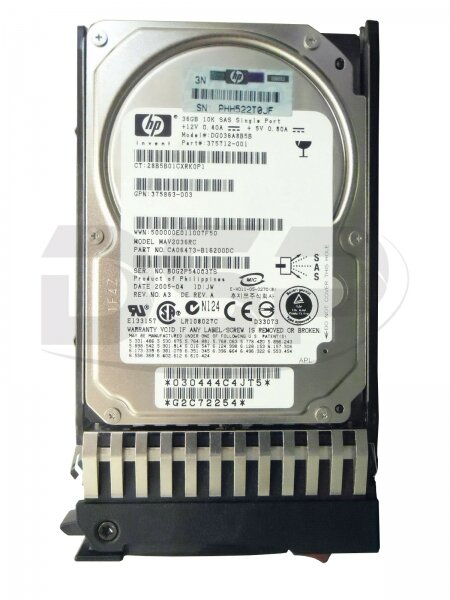 DG036A8B5B HP Жесткий диск HP Hewlett-Packard 36-GB 10K 2.5 SP SAS HDD [DG036A8B5B]