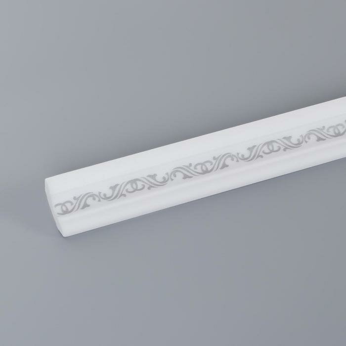 фото Плинтус потолочный C06/30 "Альма" серебро, 30х30х2000