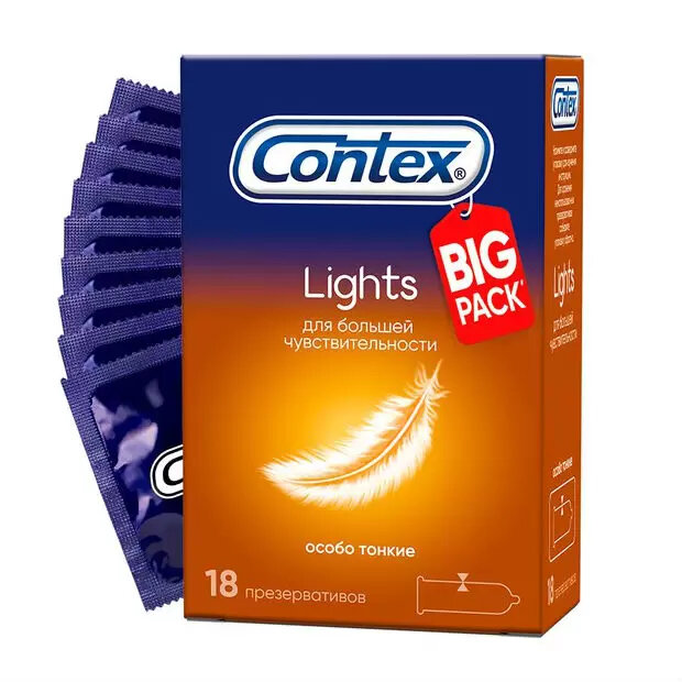 Contex Lights презервативы особо тонкие 18 шт.