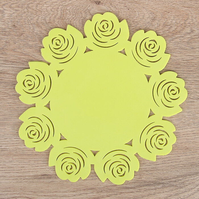 фото Подставка под горячее «Летний домик», d=19 см, цвета микс