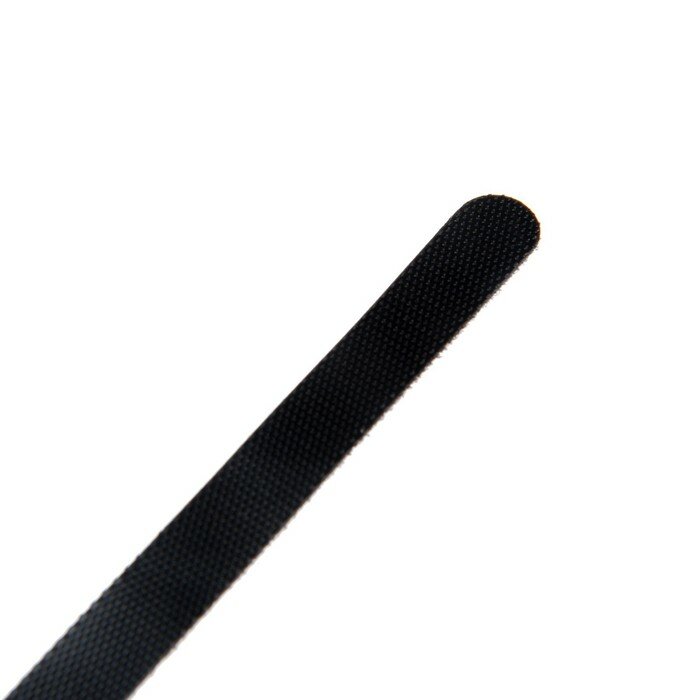 Стяжки-липучки для проводов 150Х10Х1,5 мм тундра, цвет черный, 10 шт - фотография № 4