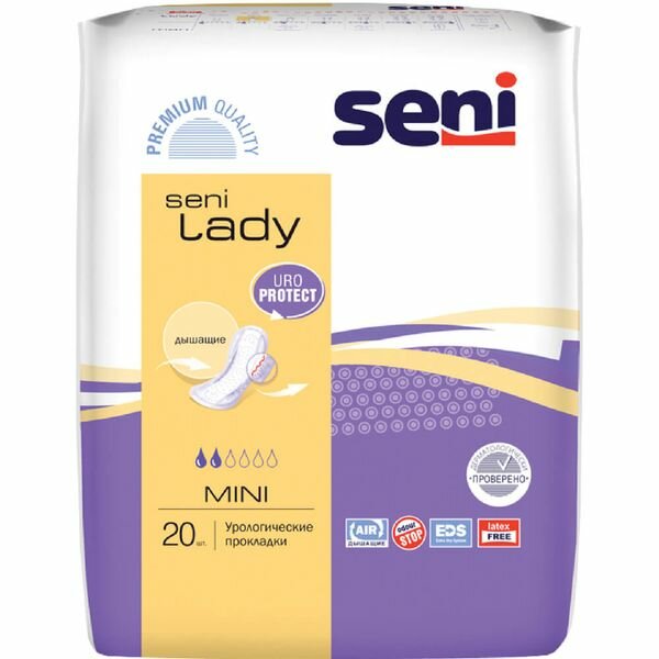 Урологические прокладки Seni Lady Mini