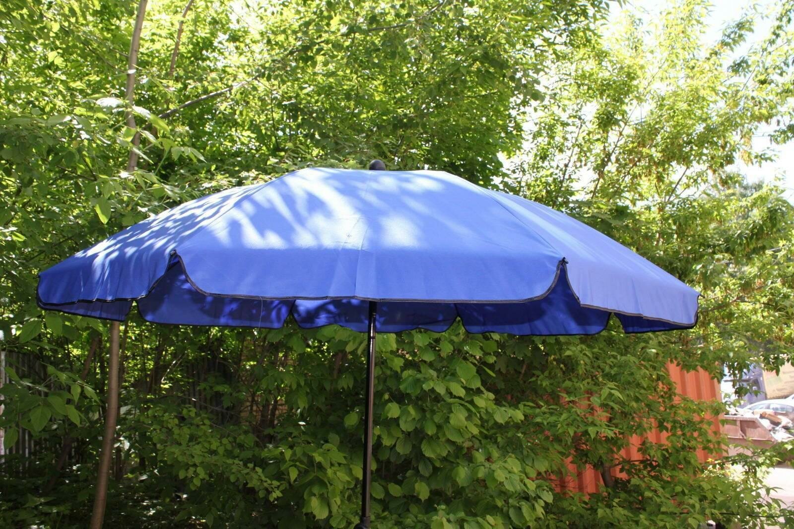Садовый зонт Lex 1191(6) синий - фотография № 4