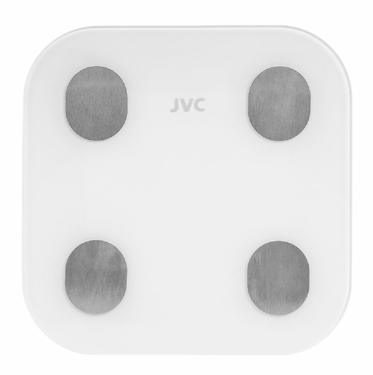 SMART напольные весы JVC управление со смартфона, до 180 кг, с функцией BMI измерение жира, жидкости, мышечной и костной ткани - фотография № 1