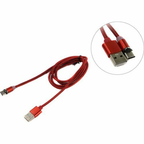 USB 2.0 A -> Type C Jet.a JA-DC36 1м Red