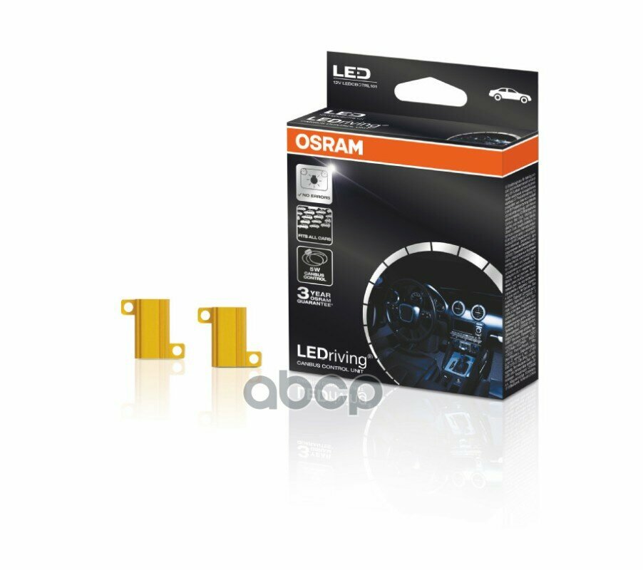 Блок Управления Для Светодиодных Ламп Osram Ledcbctrl101 12V 5W Ledriving Canbus Control Unit (Обманка) (К2/20) Osram арт. LE...