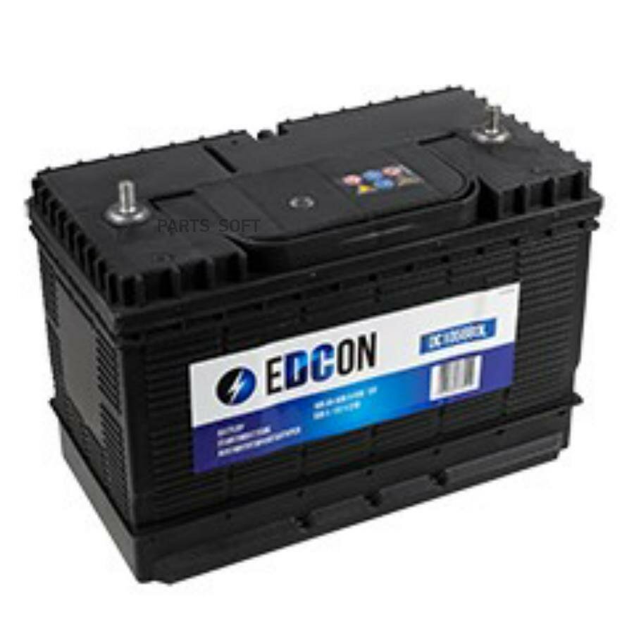 EDCON DC105680L DC105680L_аккумуляторная батарея! 105Ah 800А + слева 330х172х238 винтовые клемы\