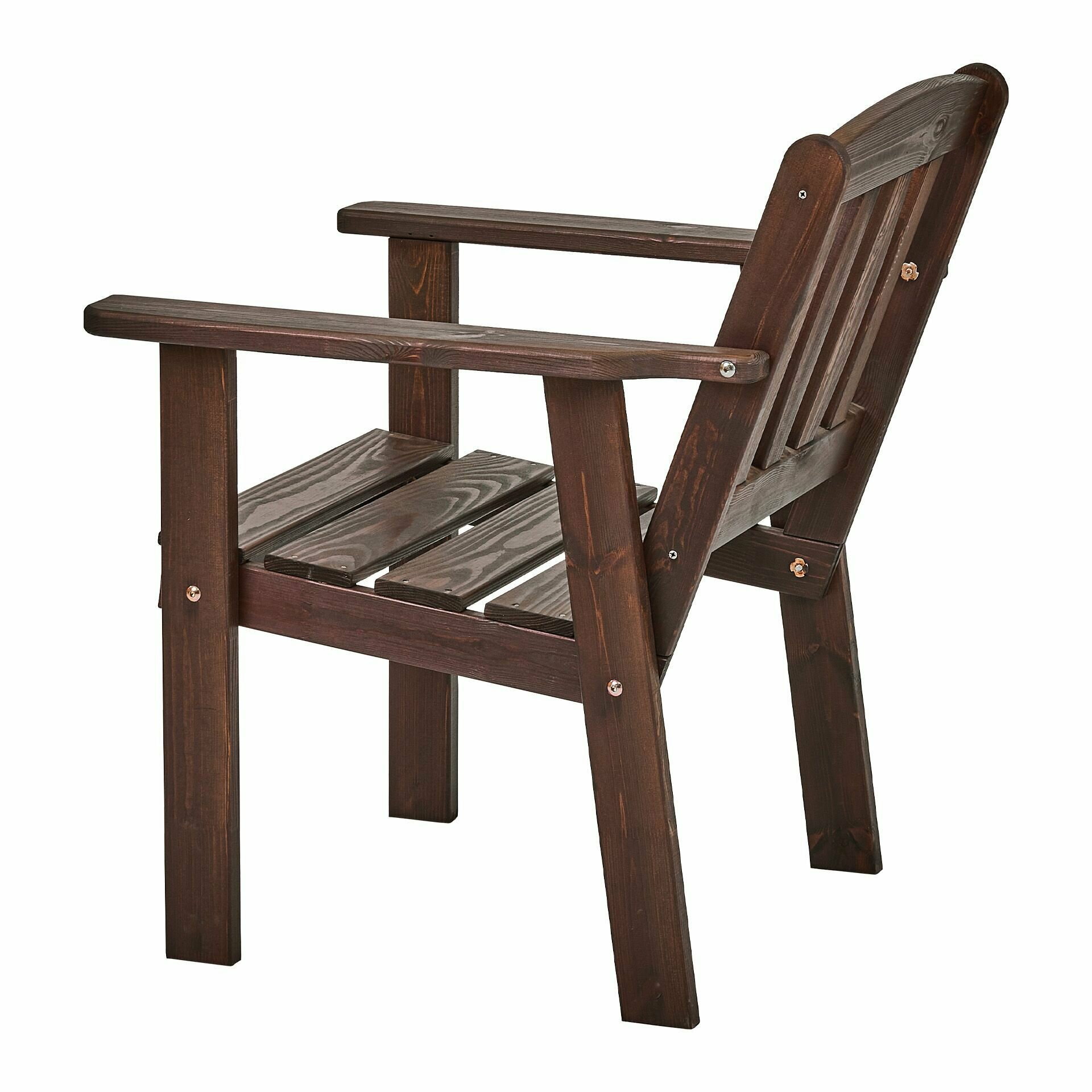 Кресло СОЛО,сосна окрашенная палисандр InterLink - фото №4