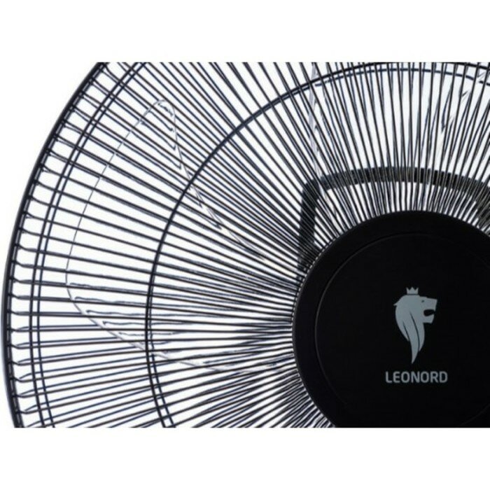 Вентилятор Leonord LE-1603, напольный, 55 Вт, 3 скорости, пульт, чёрный - фотография № 7