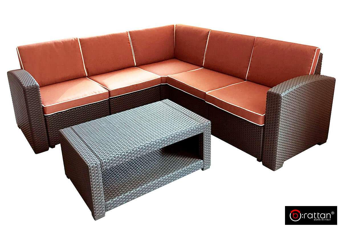 Комплект мебели Rattan Premium Corner венге  шт